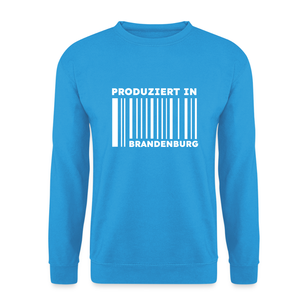 PRODUZIERT IN BRANDENBURG - Unisex Pullover - Meeresblau