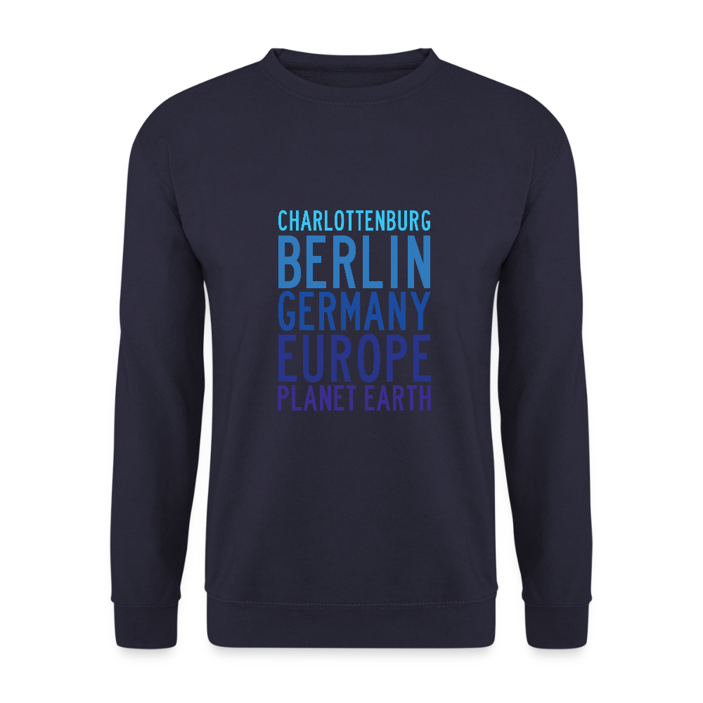 Charlottenburg - Earth - Unisex Pullover - Navy