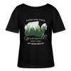 Grönland oder Grunewald - Relaxed Rundhals Frauen Bio-T-Shirt - Schwarz