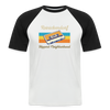 Reinickendorf  Hippest Neighborhood - Männer Baseball T-Shirt - Weiß/Schwarz