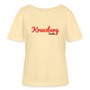 Kreuzberg Berlin - Relaxed Rundhals Frauen Bio-T-Shirt - Creme
