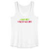 Haste allet? Klar, ick hass' allet! - Frauen Bio Tank Top - Weiß