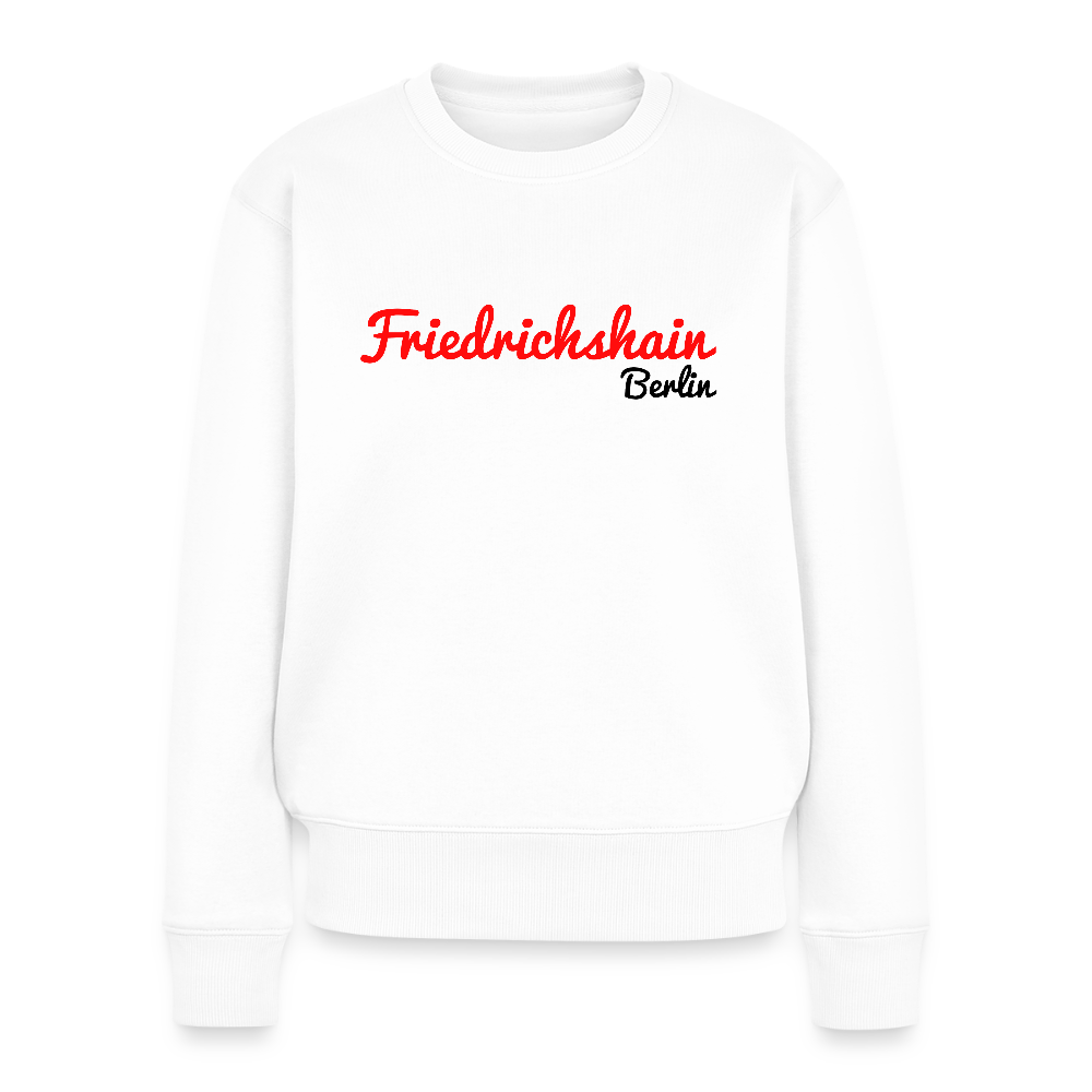 Friedrichshain Berlin - Frauen Premium Pullover - Weiß