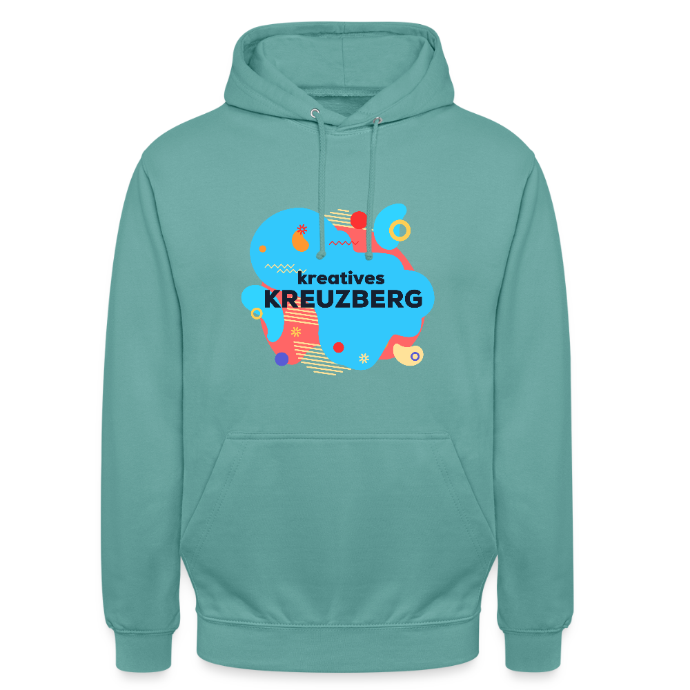 Kreatives Kreuzberg - Unisex Hoodie - Pastelltürkis