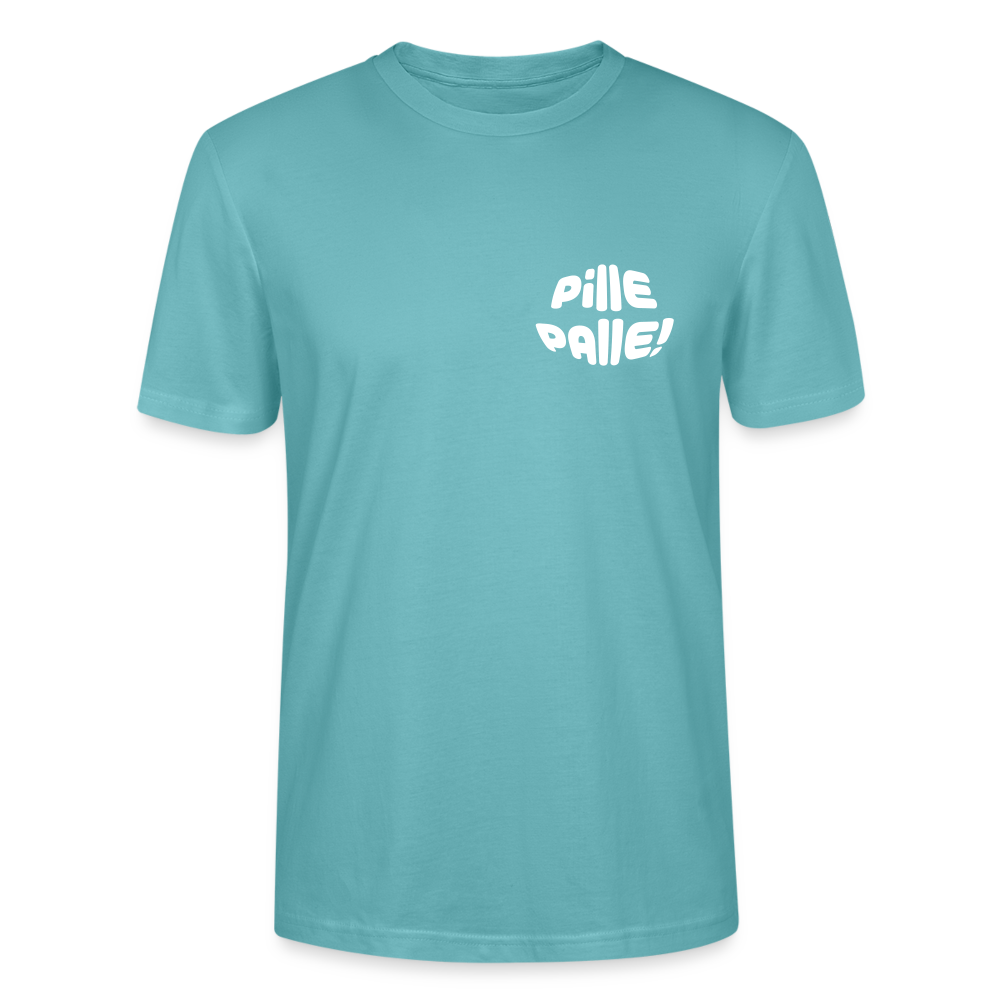 Pille Palle! - Männer Bio T-Shirt - Pastelltürkis