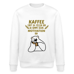 Kaffee motiviert - Unisex Bio Sweatshirt