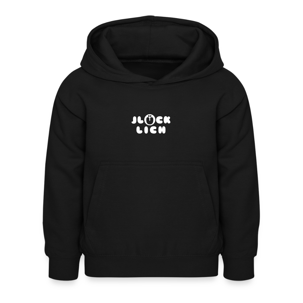 Jlücklich - Kinder Hoodie - Schwarz