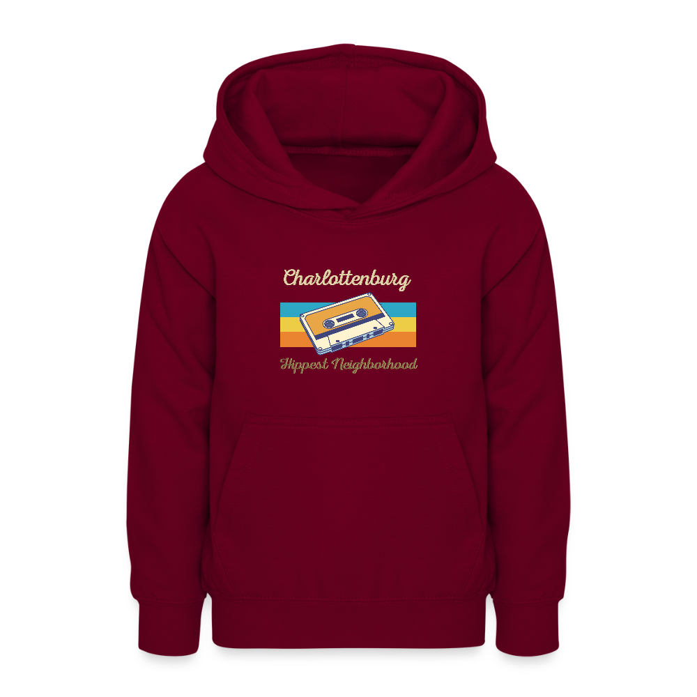 Charlottenburg Hippest Neighborhood - Teenager Hoodie - Bordeaux