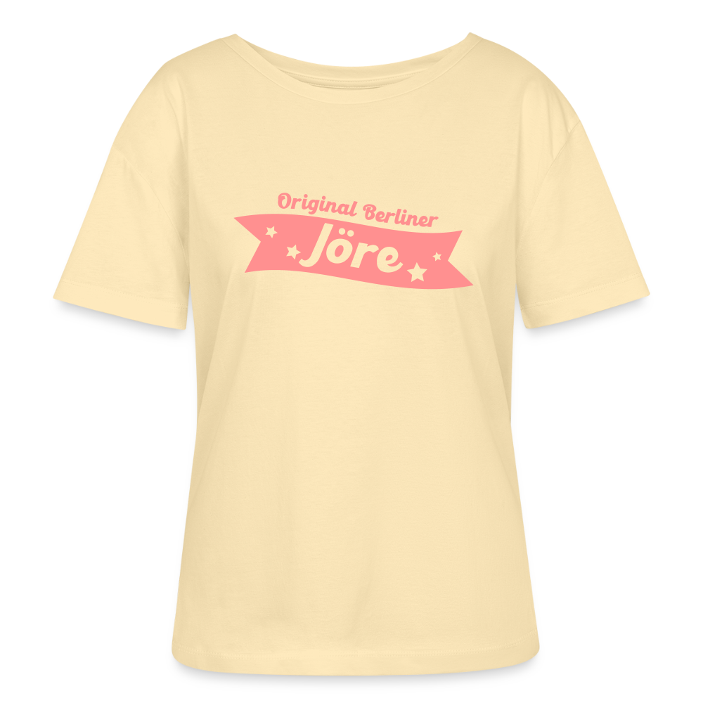 Berliner Jöre - Relaxed Rundhals Frauen Bio-T-Shirt - Creme
