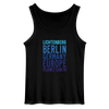 Lichtenberg Planet Earth - Männer Tank Top - Schwarz