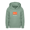 U2 Berlin - Teenager Hoodie - Graugrün