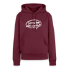 sorry, hab nich zujehört... - Frauen Premium Hoodie - Burgunderrot