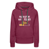 Motivation Wird Jeladen Warten - Frauen Premium Hoodie - Bordeaux