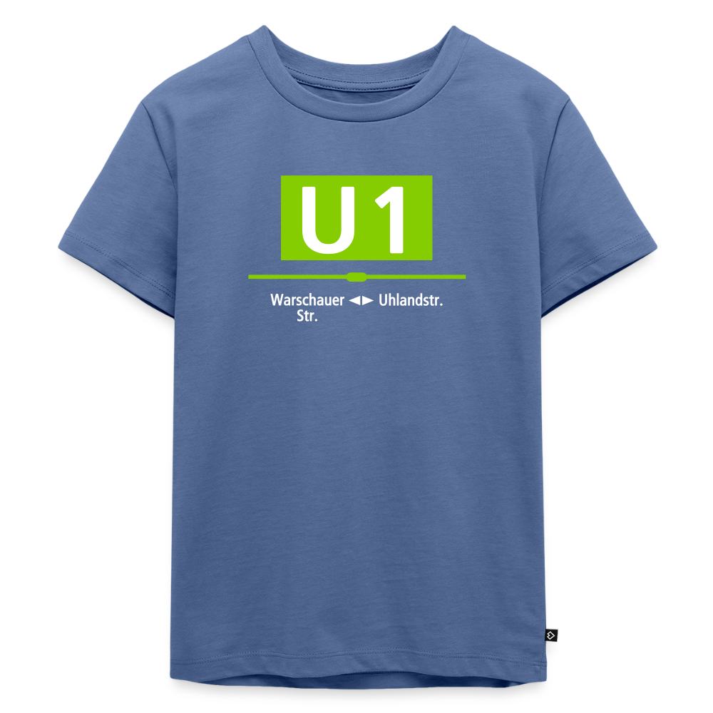 U1 - Kinder Premium T-Shirt - Taubenblau