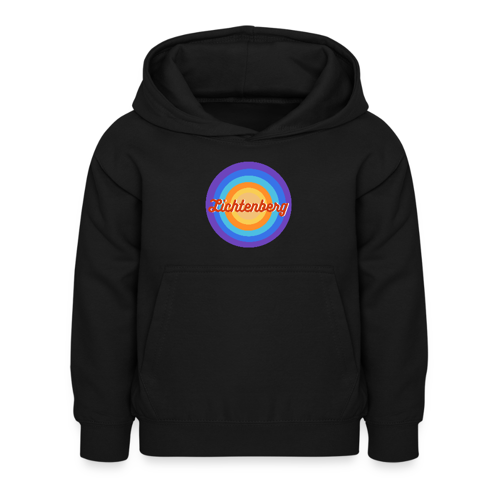 Lichtenberg Retro - Kinder Hoodie - Schwarz