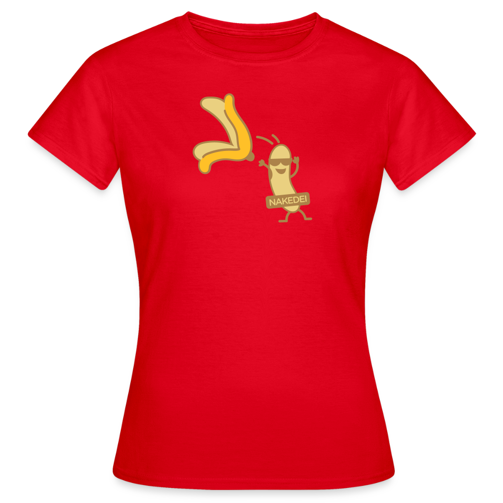 Nakedei - Frauen Premium T-Shirt - Rot
