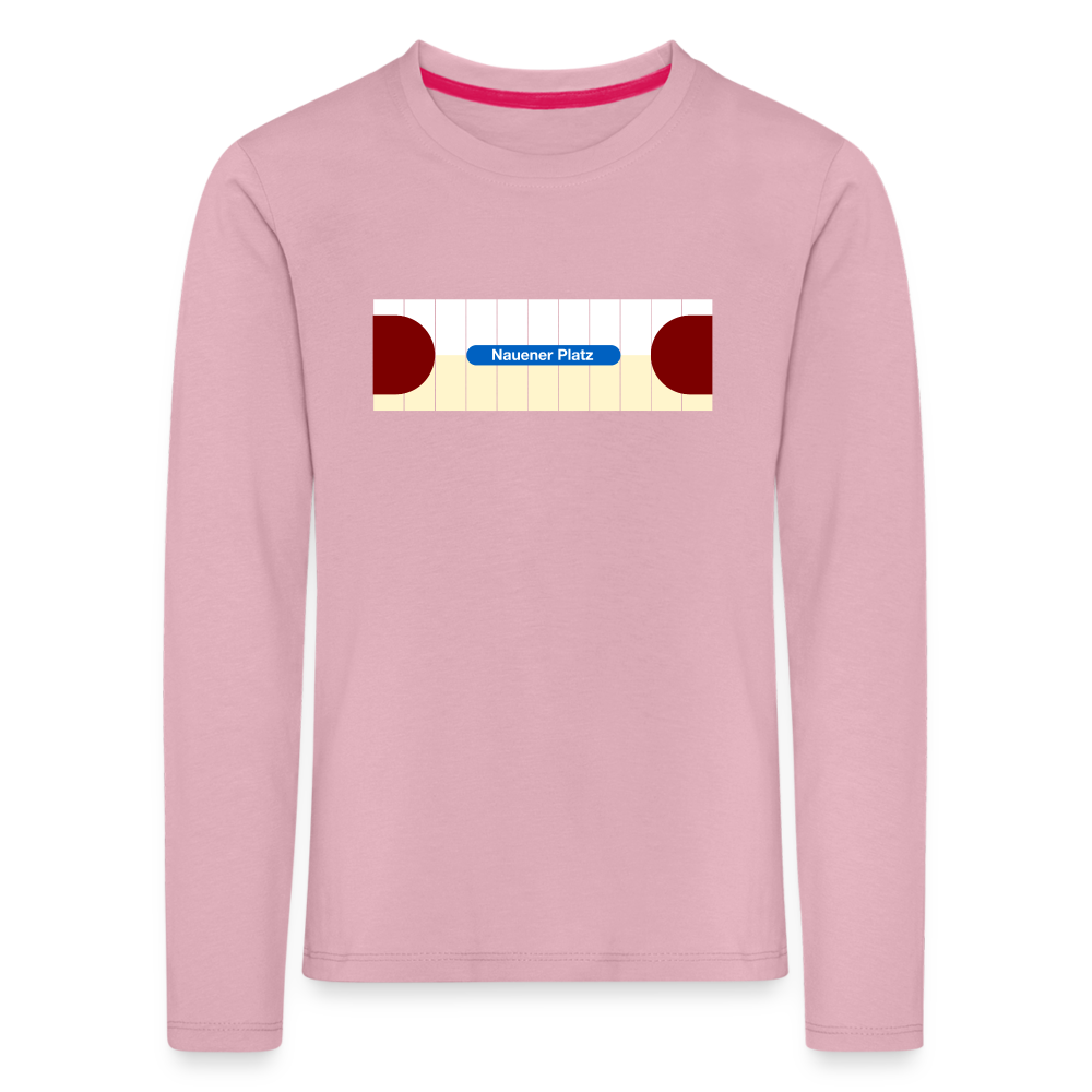 Nauener platz - Kinder Langarmshirt - Hellrosa