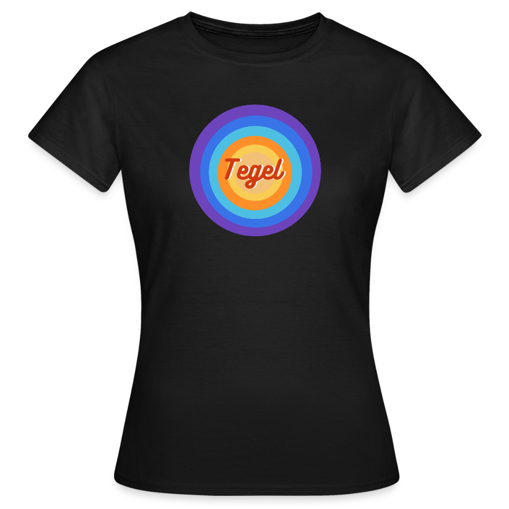 Tegel Retro - Frauen Premium T-Shirt - Schwarz