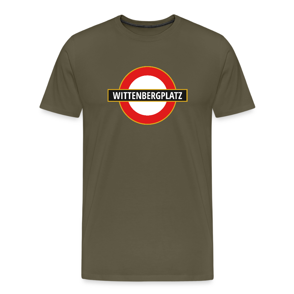 Wittenbergplatz - Männer Premium T-Shirt - Khaki