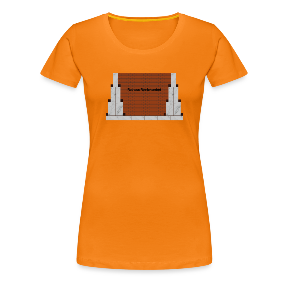 Rathaus Reinickendorf - Frauen Premium T-Shirt - Orange