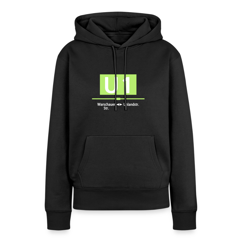 U1 - Frauen Premium Hoodie - Schwarz