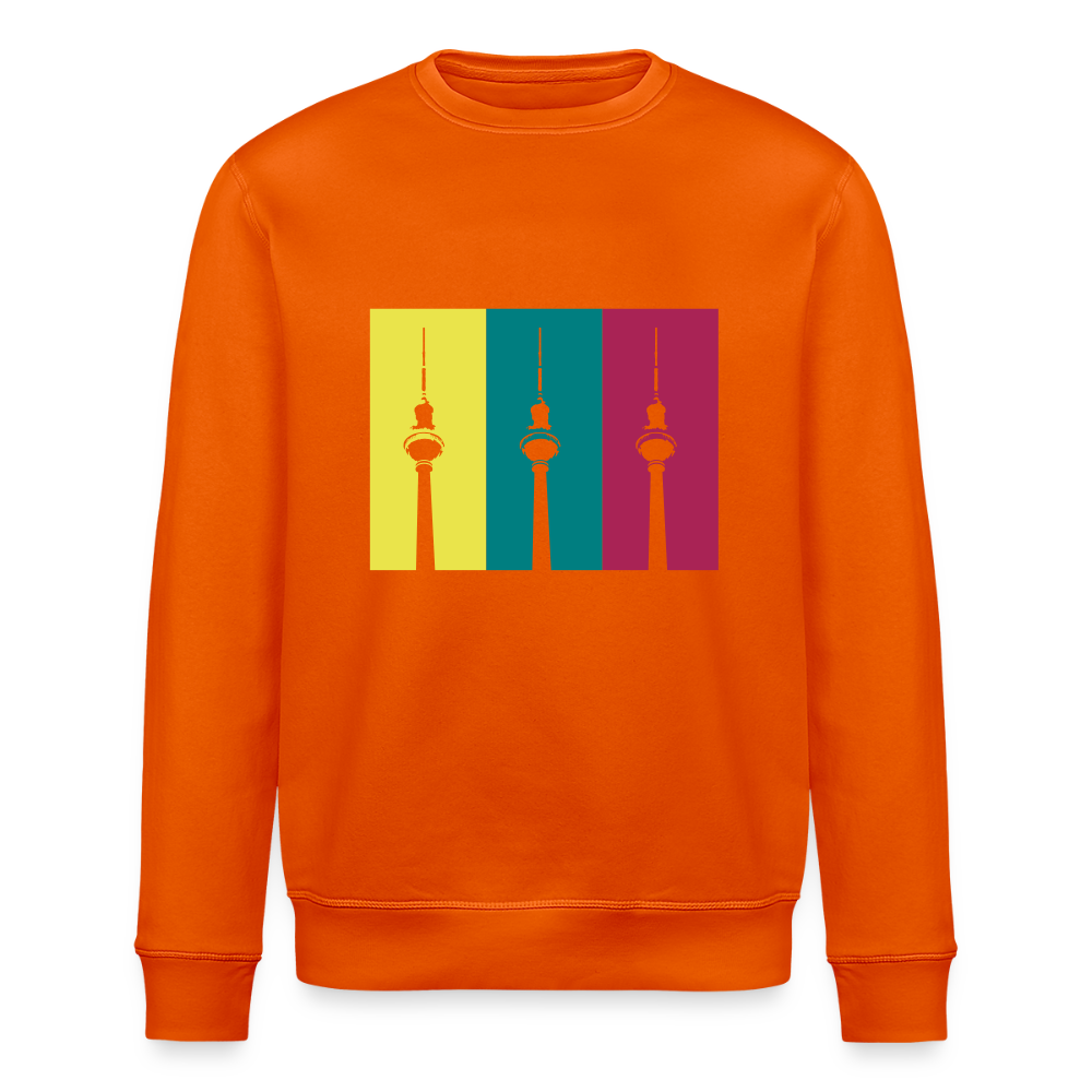 Berlin Retro - Unisex Bio Sweatshirt - Tieforange