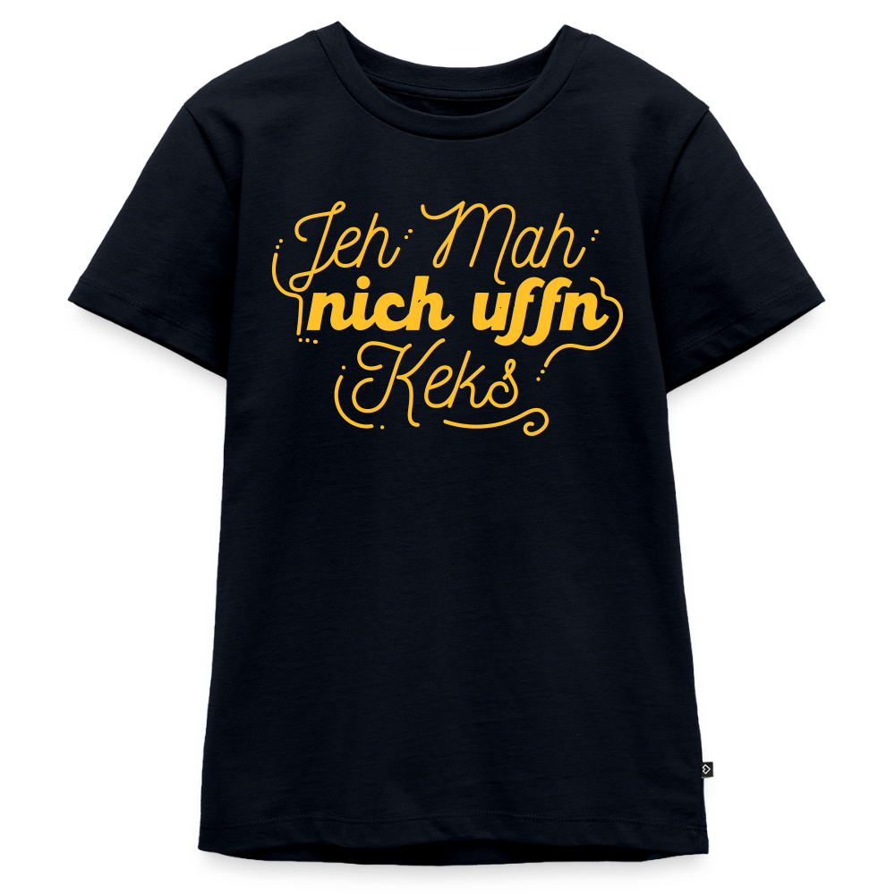 Jeh mah nich uffn Keks gelb - Teenager Premium T-Shirt - Navy