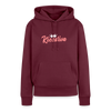 Kiezdiva - Frauen Premium Hoodie - Burgunderrot