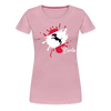 Berlin Klecks Hund - Frauen Premium T-Shirt - Hellrosa