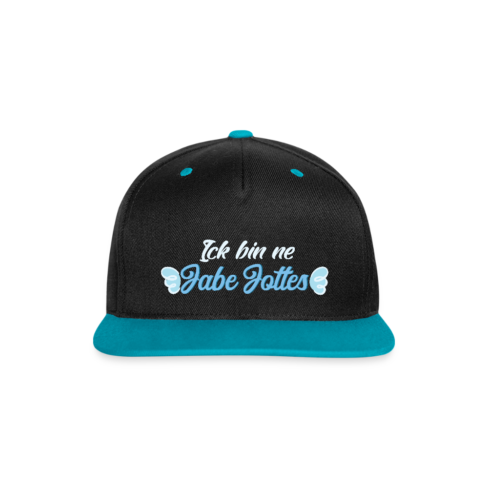 Jabe Jottes - Snapback Cap - Schwarz/Türkis