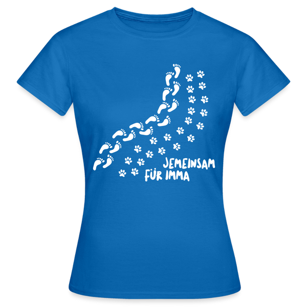Jemeinsam Für Imma - Frauen Premium T-Shirt - Royalblau