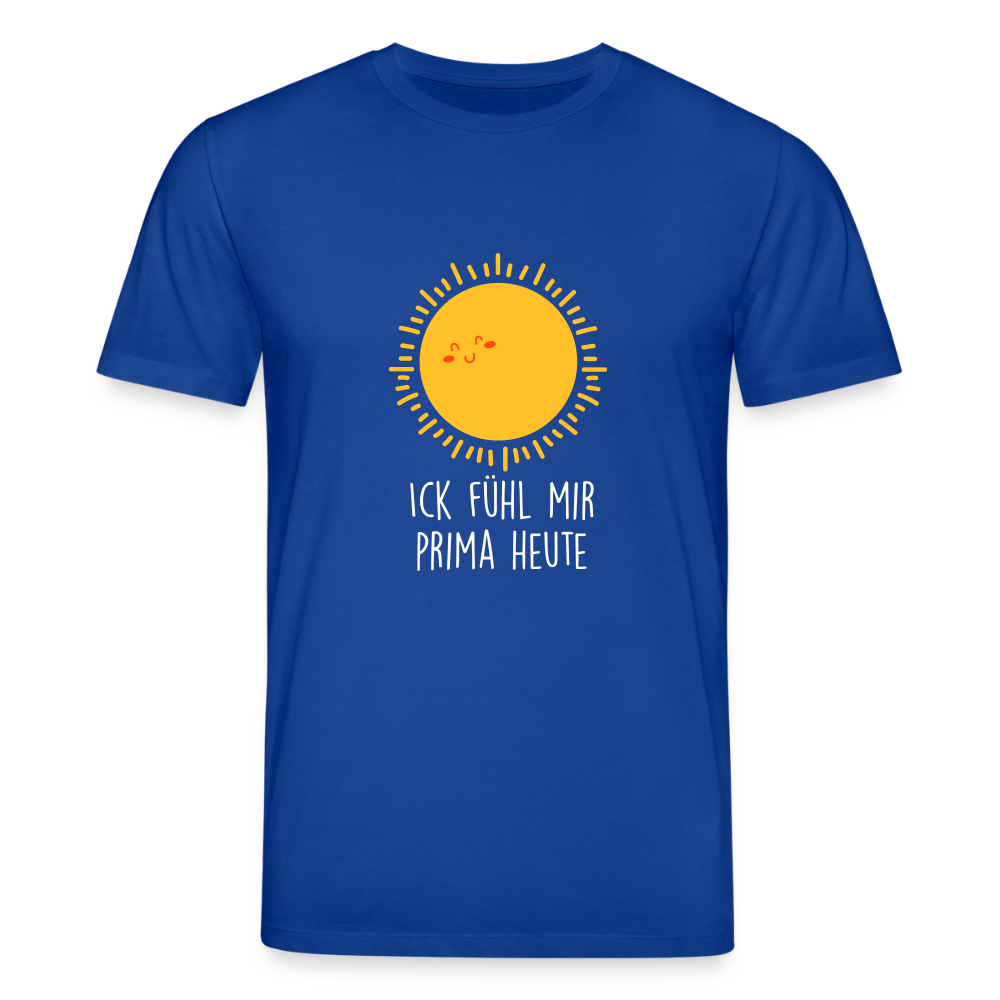 Ick fühl mir prima - Unisex Bio T-Shirt - Dunkelblau