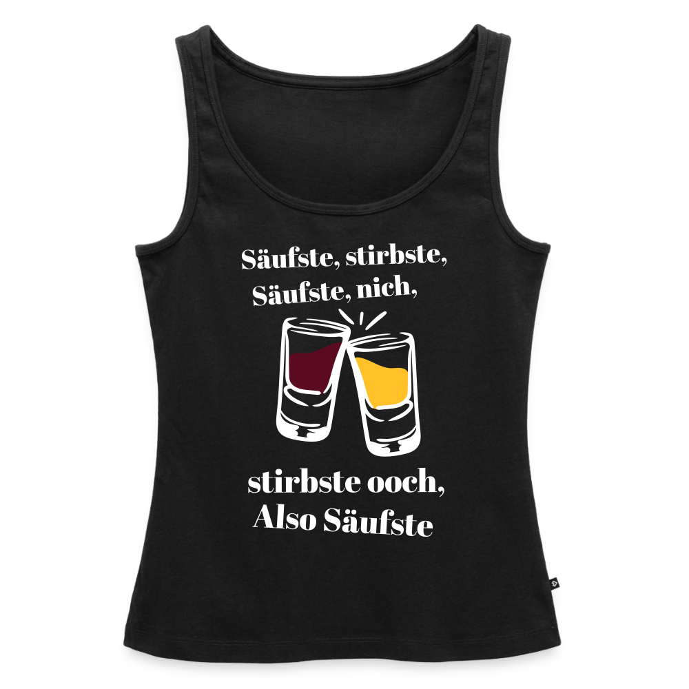 Säufste - Frauen Bio Tank Top - Schwarz