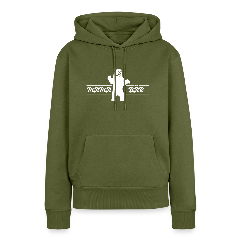 Mama Bär  - Frauen Premium Hoodie - Khaki