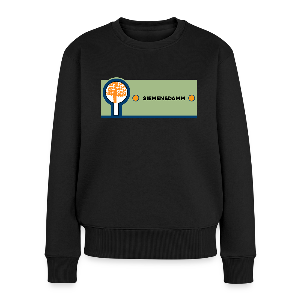 Siemensdamm - Frauen Premium Pullover - Schwarz