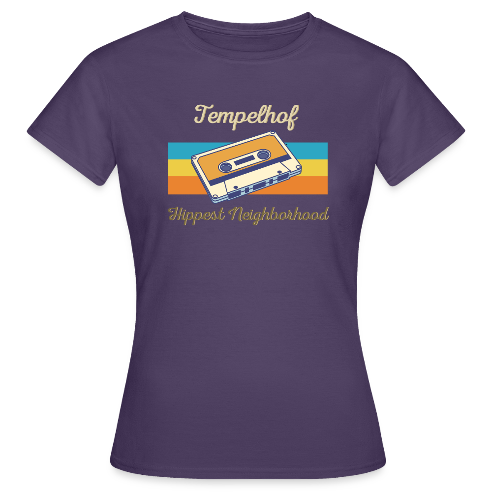 Tempelhof Hippest Neighborhood - Frauen Premium T-Shirt - Dunkellila