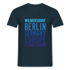 Wilmersdorf Planet Earth - Männer Premium T-Shirt - Navy