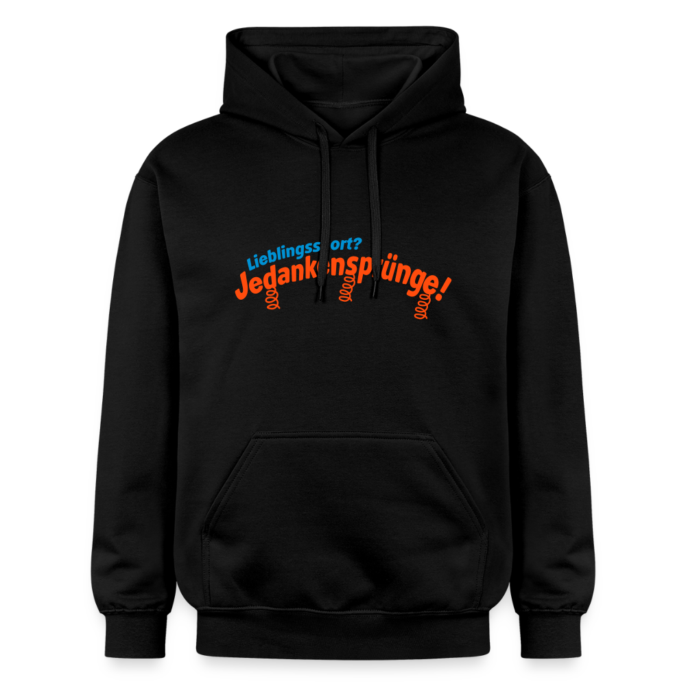 Lieblingssport? Jedankensprünge! - Hoodie - Schwarz