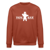 Papa Bär - Unisex Bio Sweatshirt - Terrakotta