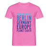 Reinickendorf Planet Earth - Männer Premium T-Shirt - Pink