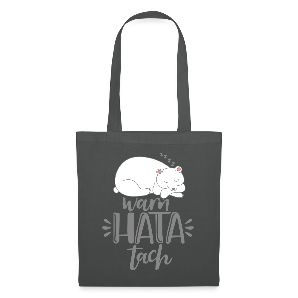 WarnHataTach - Stoffbeutel - Graphite