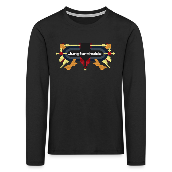 Jungfernheide - Kinder Langarmshirt - Schwarz