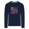 Warn Hata Tach - Kinder Langarmshirt - Navy