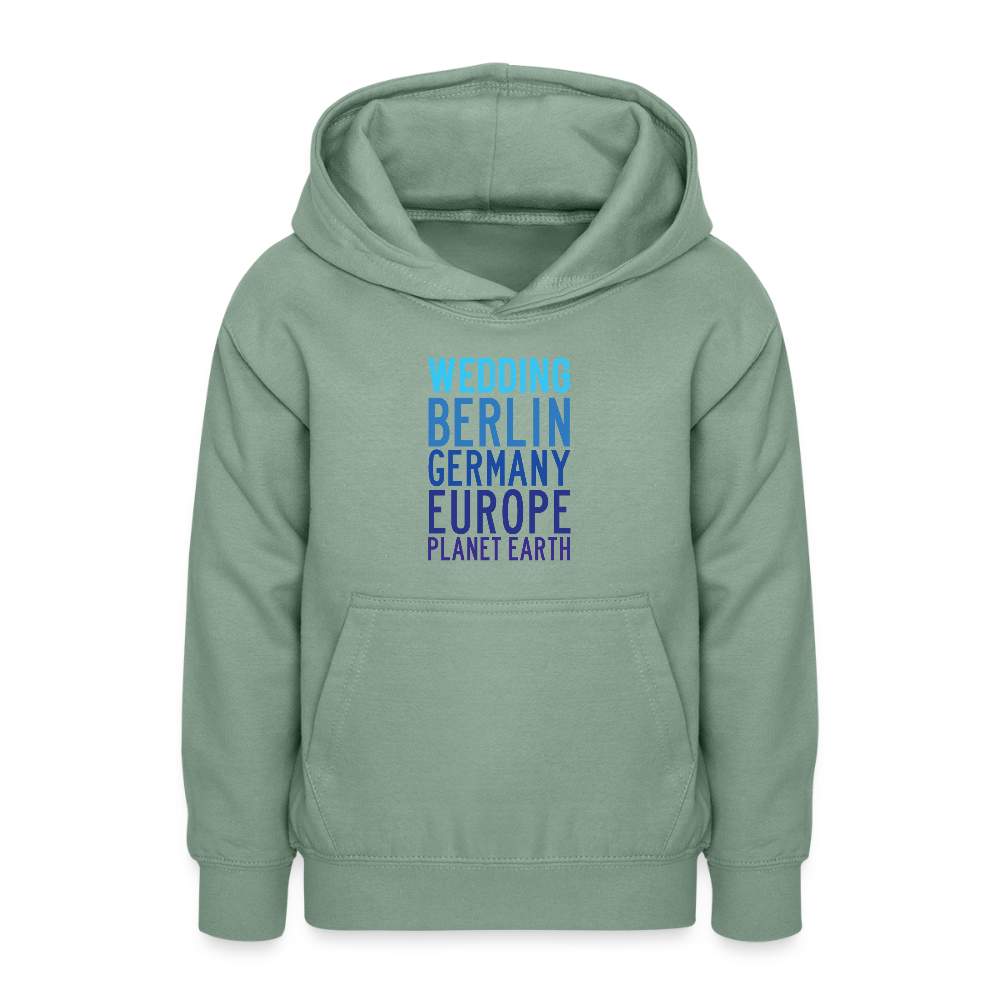 Wedding Planet Earth - Teenager Hoodie - Graugrün