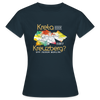 Kreta oder Kreuzberg - Frauen Premium T-Shirt - Navy