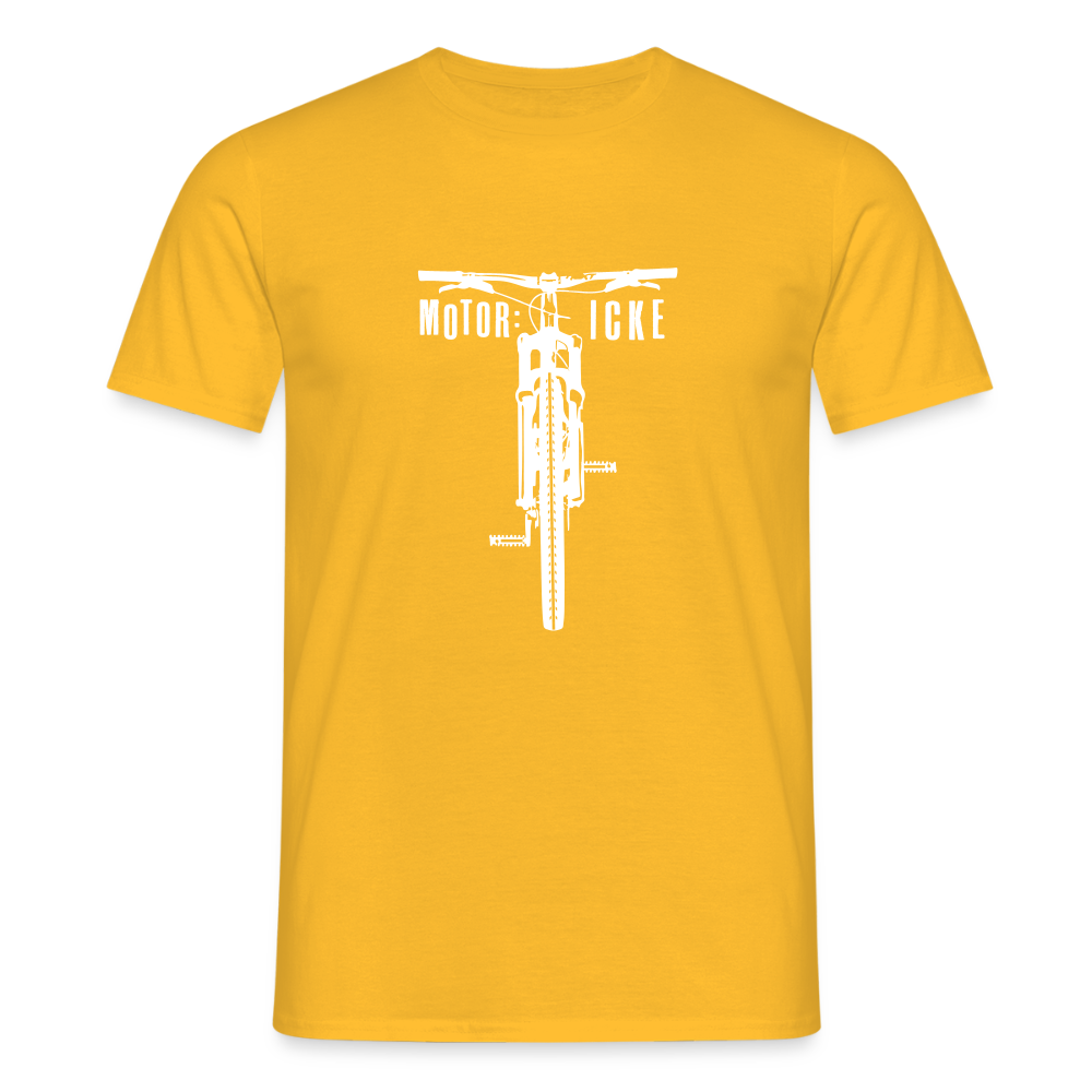 Motor icke - Männer Premium T-Shirt - Gelb