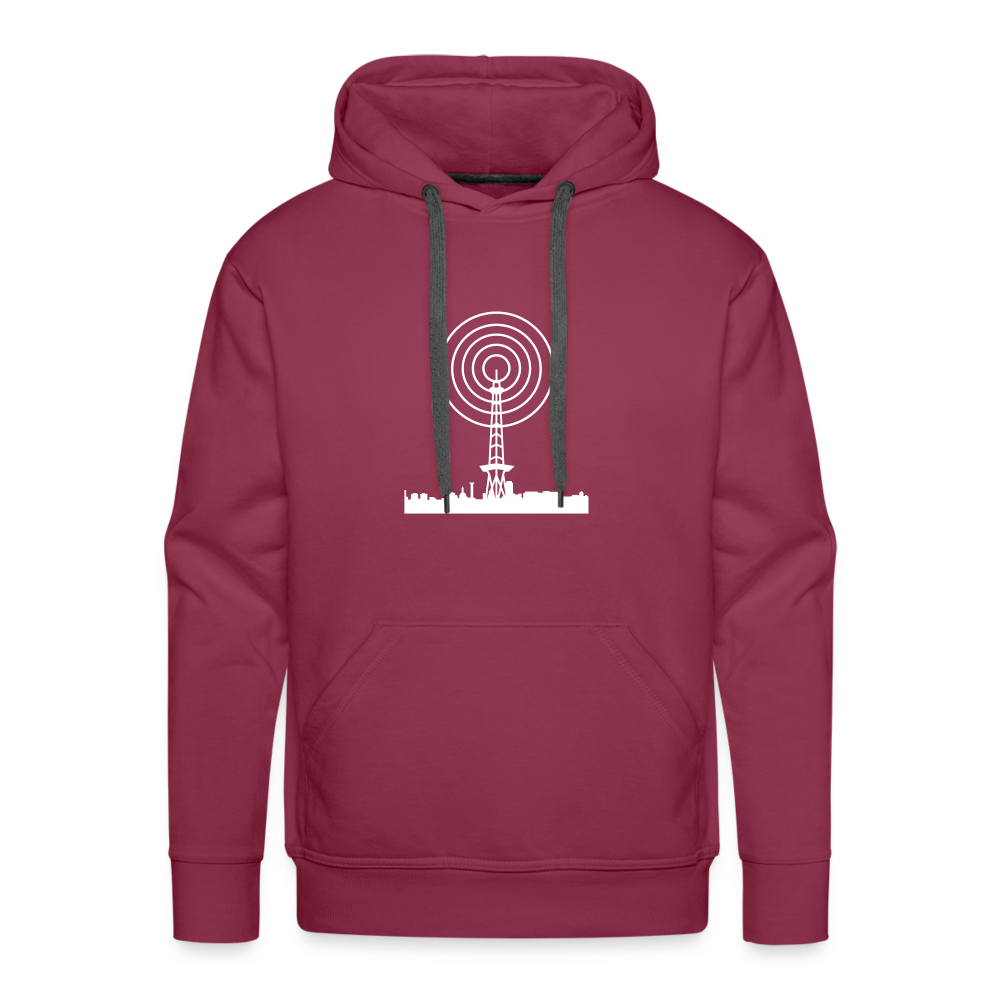 Funkturm im Fokus - Männer Premium Hoodie - Bordeaux