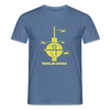 Berlin Stars - gelb - Männer Premium T-Shirt - Taubenblau