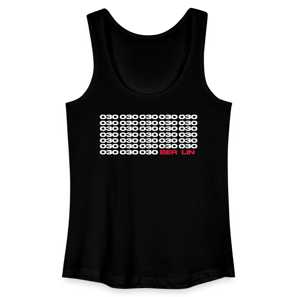030 Berlin - Frauen Bio Tank Top - Schwarz
