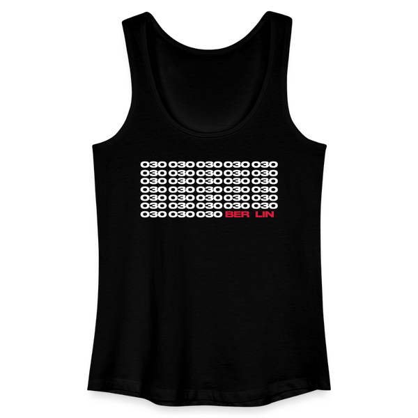 030 Berlin - Frauen Bio Tank Top - Schwarz